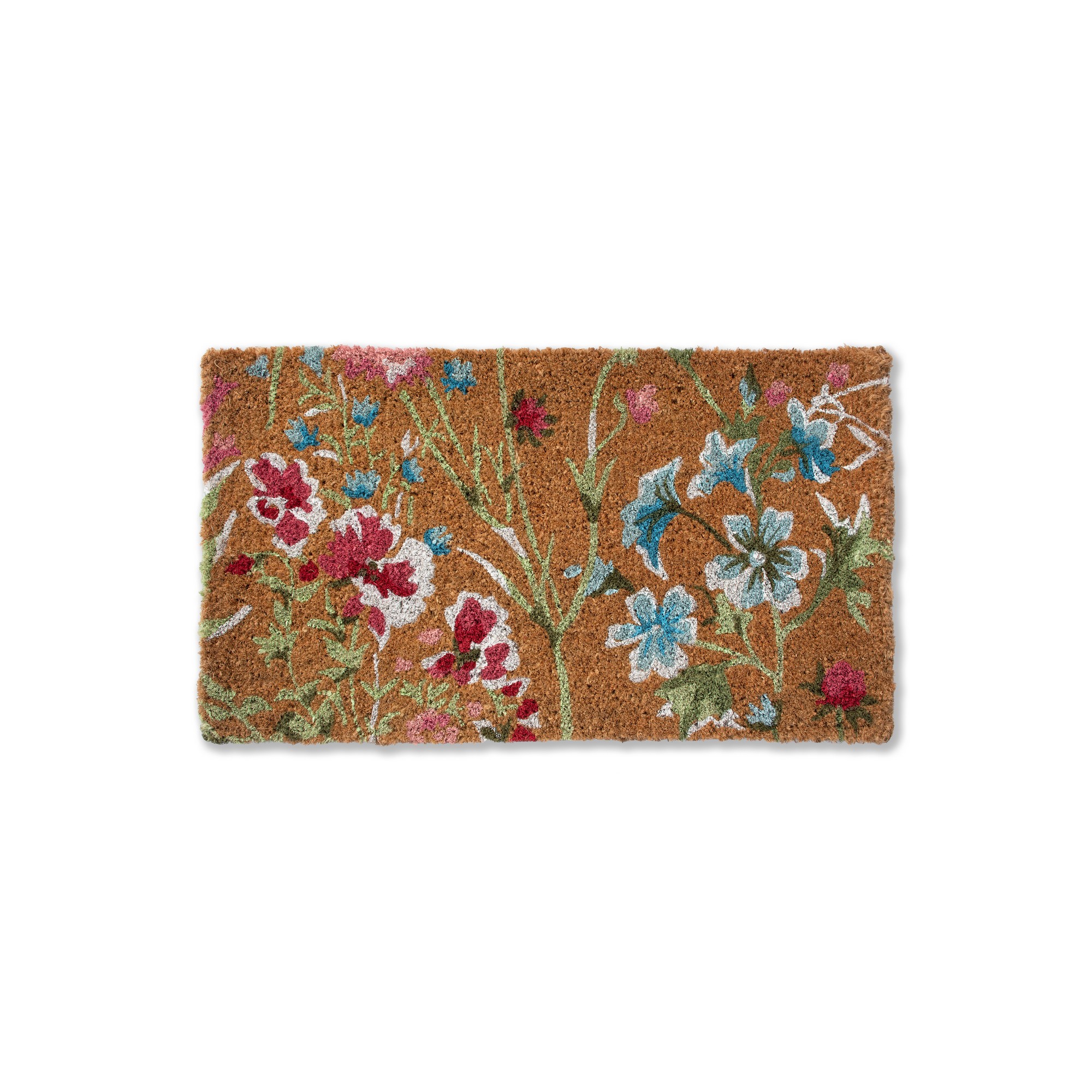 Wild Meadow Doormat 082400 By Laura Ashley In Crimson Red